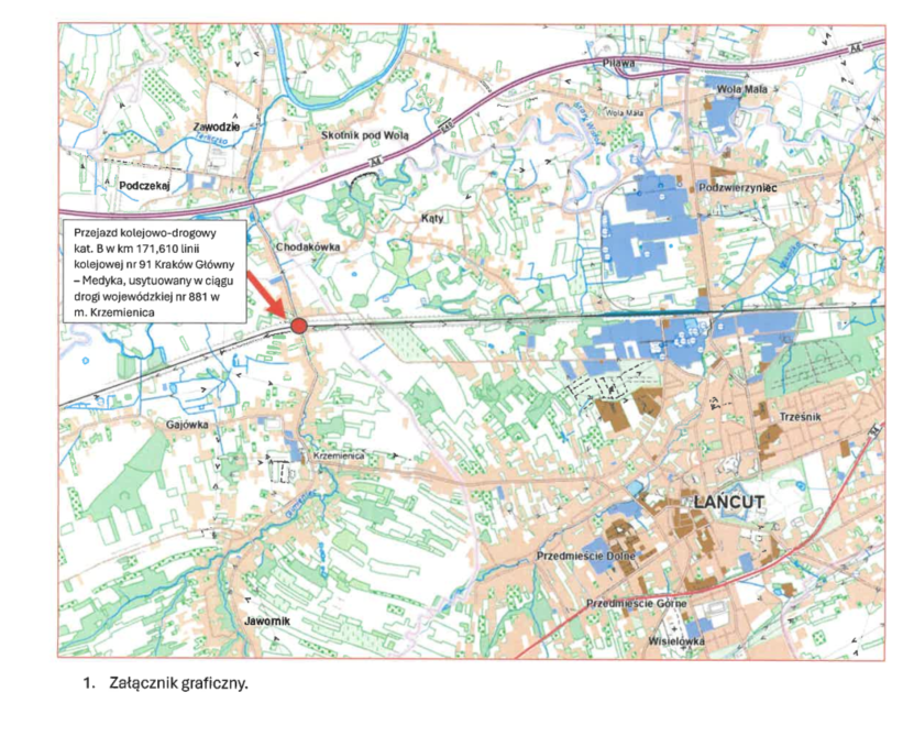 kolej krzemienica mapa